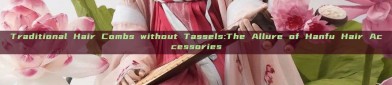 Traditional Hair Combs without Tassels:The Allure of Hanfu Hair Accessories
