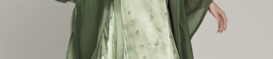 The Enchantment of Black Cheongsam with Xiangyunsha Silk