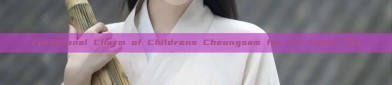 Traditional Charm of Childrens Cheongsam for 1-3 Years Old