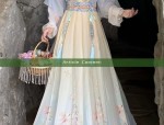 The Student in a Pink Hanfu:Embracing Traditional Elegance