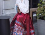 Traditional Chinese Style of the Ma-Face Skirt for Junior High School Girls