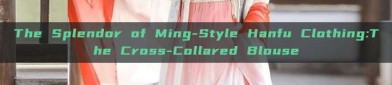 The Splendor of Ming-Style Hanfu Clothing:The Cross-Collared Blouse