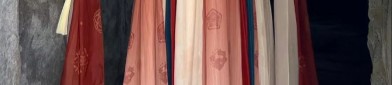 The Splendor of Tang-Style Hanfu:The Red Chest-High Blouse with Skirt