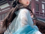 12-Year-Old Childrens Summer Fashion in Traditional Hanfu