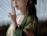 The Splendor of Orange Hanfu:Embracing the Chest-High Tradition
