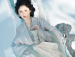 The Ethereal Charm of a Golden Yellow Hanfu with a Camisole