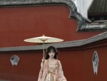 5-Year-Old Child in Traditional Chinese Hanfu Costume:A Glimpse into the World of Ancient Elegance