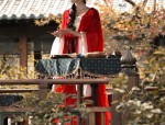 A Little Girls Hanfu Horseface Skirt and Hanfu Necklace:A Journey into Traditional Chinese Beauty