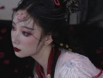 Elegant Hanfu Jacket paired with Vibrant Red Horse-Face Skirt:A Fashion Fusion