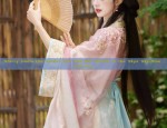 Starry Hanfu:The Archer Girl and Her Bestie in the Skys Sky-Blue Embrace