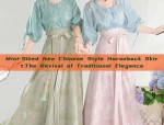 Ancient-Style Girls Hanfu Princess Dress Set:A Fairy-Inspired Two-Piece Ensemble