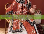 The Enchantment of Dark Cheongsam for Young Girls