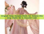 Original Song Dynasty Hanfu for Summer:Slimming Styles for a Graceful Look