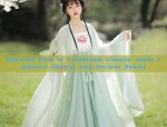 Red-Clad Girls in Traditional Chinese Hanfu Fashion:A Glimpse into Ancient Beauty