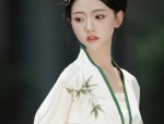 The Enchantment of a Pink Cheongsam in Satin Fabric
