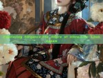 Golden Thread Cheongsam-Inspired Flower Dress:A Blend of Tradition and Modernity