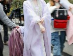 The Enchantment of a Long,Purple Cheongsam