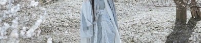 Winter Celebration:A Ten-Year-Old Girls Traditional Chinese New Years Hanfu 汉服)Outfit