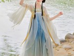 Children in Red Hanfu Performance Attire:A Glimpse into Traditional Splendor