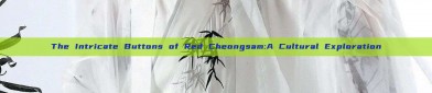 The Intricate Buttons of Red Cheongsam:A Cultural Exploration