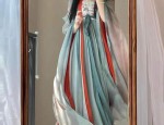 The Complete Set of Ming-Style Cloud-Patterned Collar Hanfu with Cloud-Shoulderpiece
