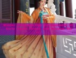 Winter Princess:The Enchantment of Girls Hanfu Dress and Kimono Skirt