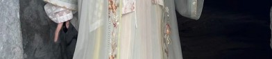 Traditional Chinese Style Ma-Faced Skirt with Elastic Waist for Children