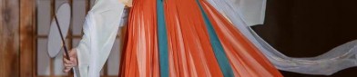 Ancient Chinese Girls Traditional Hanfu Costume:A Summer Tale