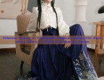 Ethereal Beauty in Traditional Chinese Fashion:The Enchanting Allure of Hanfu Fan-Wearing Women