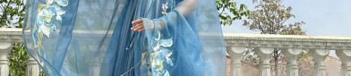 Embracing Modernity in a New Chinese-Style Cheongsam with Fluttering Sleeve Details