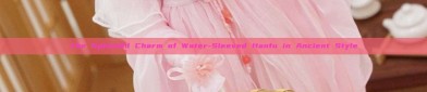 The Splendid Charm of Water-Sleeved Hanfu in Ancient Style