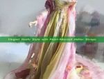 Little Baby Girls in Traditional Summer Hanfu Costumes