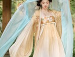 Daily Wear of a Young Girl in Traditional Chinese Hanfu Style:The Charm of Han-Tang Fashion