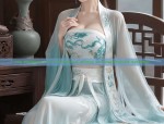 The Elegance of a Cheongsam Woman in Long-sleeved Splendor