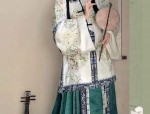 The Enchantment of a Pink Hanfu Adult Woman