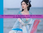 The Enchantment of Sky-Blue Hanfu Strapless Dress