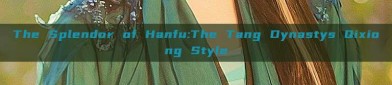 The Splendor of Hanfu:The Tang Dynastys Qixiong Style