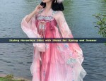 Elegant Horseface Skirt as a Toast Dress for Autumn and Winter