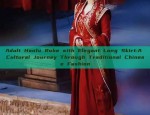 Adult Hanfu Robe with Elegant Long Skirt:A Cultural Journey Through Traditional Chinese Fashion