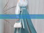 Elegant Fairy Women in Traditional Chinese Dress:The Art of Hanfu Fan