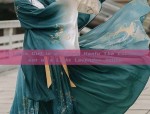 Red Traditional Chinese Womens Dress Set:The Essence of Tang Style
