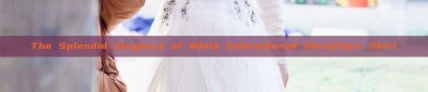 The Splendid Elegance of White Embroidered Horseface Skirt