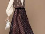 Stylish Plus Size Horseface Skirt Blouses:Slimming and Elegant