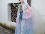 Black Cheongsam Embracing Neo-Chinese Bamboo Elegance