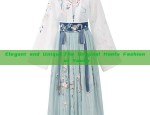 The Elegance of a Long-Sleeve Hanfu Woman