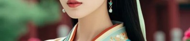The Enchantment of Dark Green Halter-Style Hanfu Traditional Clothing