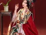 The Elegance of a Tibetan Blue Hanfu Jacket