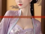 Elegant仙鹤汉服，初中生女孩的仙境时尚