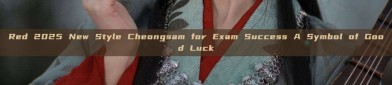 Red 2025 New Style Cheongsam for Exam Success A Symbol of Good Luck