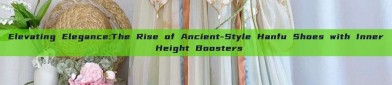 Elevating Elegance:The Rise of Ancient-Style Hanfu Shoes with Inner Height Boosters